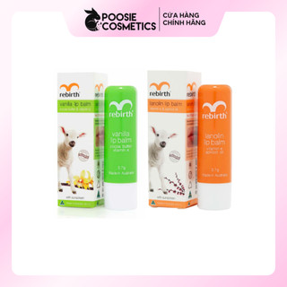 Son Dưỡng Môi Nhau Thai Cừu Rebirth Lanolin Lip Balm 3.7g