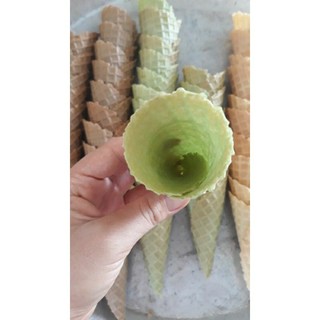 5 Bánh ốc quế Matcha size 5x11cm