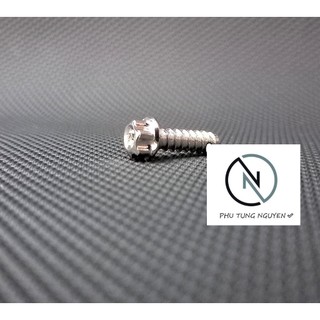 Ốc 5li trụ s3 salaya inox 304 ren xoắn gắn pô e các dòng xe