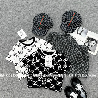 Bộ gucci kèm mũ cho bé trai