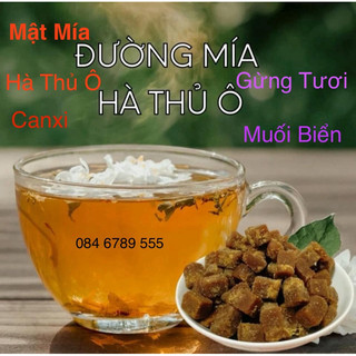 Combo 3kg đường mía hà thủ ô + tặng 0.3kg đường mía hà thủ ô hoặc đường phên