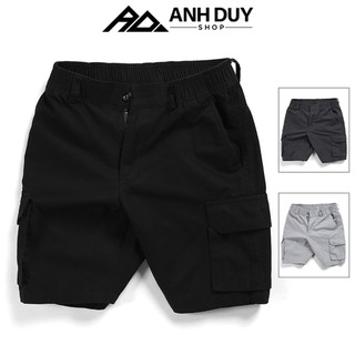 Quần Short Đùi Nam Kaki Cao Cấp Form Slimfit Túi Hộp Đẹp Thể Thao Năng Động Cá Tính ANH DUY SHOP QS12