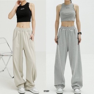 Quần dài ống rộng kyuby track pants unisex nam nữ q172