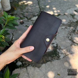 Ví dài da bò cầm tay vd24