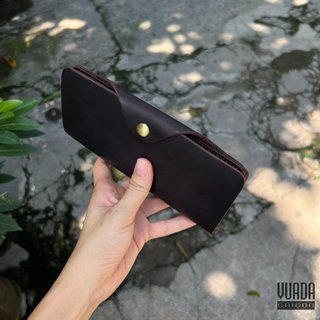[ DA BÒ THẬT 100% ] VÍ DÀI DA BÒ CẦM TAY VD24