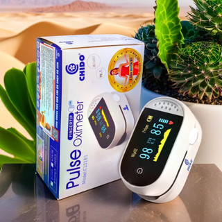 Máy đo nồng độ oxy trong máu spo2 chido kẹp ngón đo chính xác nhịp tim bmi tưới máu pi