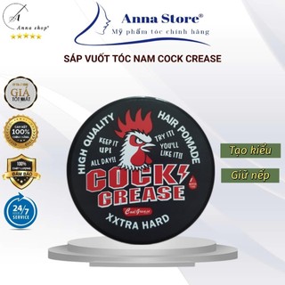 Sáp vuốt tóc nam cock crease, tạo kiểu giữ nếp tóc 24h hương thơm dịu nhẹ - 87g