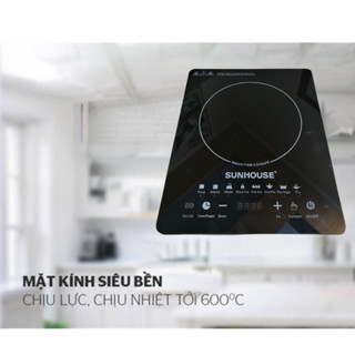 Bếp Từ Cảm Ứng SUN HOUSE 2200W , Bếp Điện Từ Hồng Ngoại Kèm Nồi LEARN ST