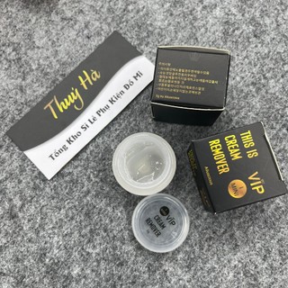 Sáp tháo mi siêu nhanh VIP BLACK 5g_THÁO MI NHANH-ÍT CAY - dụng cụ nối mi Thúy Hà