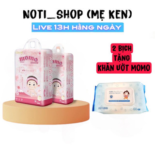 [HCM] Bỉm tã dán/quần MOMO DIAMOND ORGANIC S64/ M60/L54/XL50/XXL48/XXXL46 tinh chất hoa anh đào