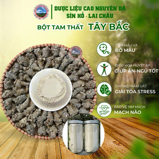 Bột tam thất bắc khô Lai Châu Tây Bắc chuẩn rừng, loại củ vip khách ib