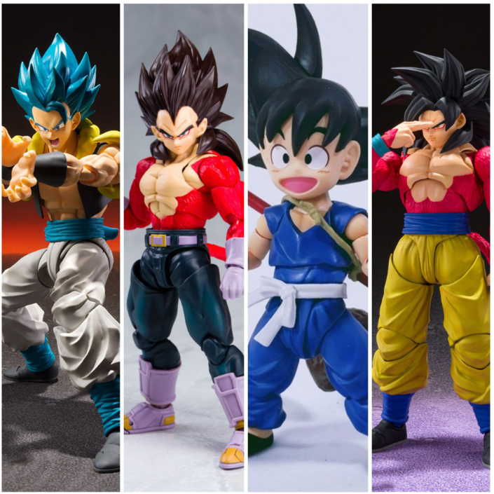 Bộ Dragon ball Vegeta Songoku Gogeta Gohan Broly Mô Hình Hành Động