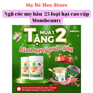 Ngũ cốc cao cấp cho mẹ/bà bầu Mombeauty từ 25 loại hạt dinh dưỡng - 500gr