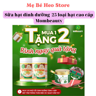 Sữa hạt dinh dưỡng - ngũ cốc dinh dưỡng cao cấp mombeauty từ 25 loại hạt đặc biệt - 500gr