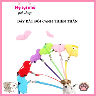 Dây Dắt Cho Mèo Chó Cánh Thiên Thần - Yếm Mèo Giá Tốt - Chắc Chắn - Đa Dạng Màu Sắc