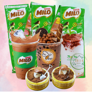 Bột Milo pha sữa 3IN1, Milo dầm đá, pha chế đồ uống