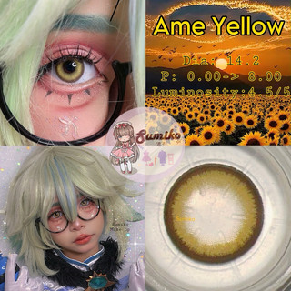 Ame Yellow( cận ib độ cận ): Kính áp tròng/ lens cosplay cao cấp