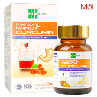 Nano Curcumin OIC dạng dung dịch hũ 50ml - mẫu mới
