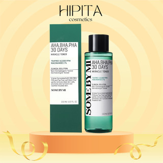 Nước hoa hồng some by mi aha-bha-pha 30 days miracle toner some by mi aha