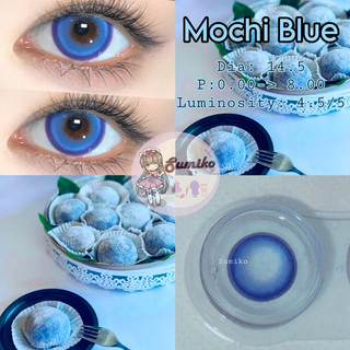 Mochi Blue( Ib chọn độ cận ): Kính áp tròng/ lens cosplay sử dụng 1 năm