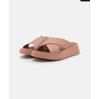 Dép FitFlop F-Mode Leather Flatform cho nữ