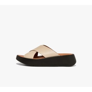 Dép FitFlop F-Mode Leather Flatform cho nữ