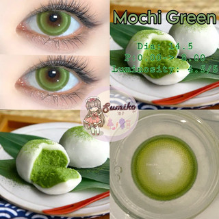 Mochi Green( Cận ib shop): Kính áp tròng/ lens cosplay sử dụng 1 năm