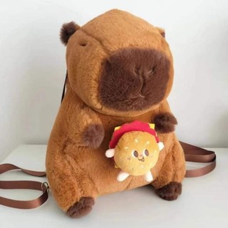 Balo hình thú nhồi bông Capybara siêu đáng yêu