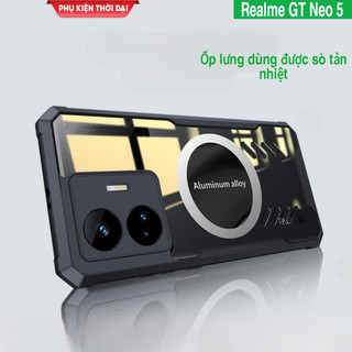 Ốp lưng Realme GT Neo 5 thoát khí thể thao lưng trong viền màu dùng sò tản nhiệt