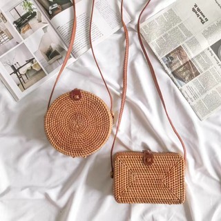 Túi Mây Đan Phong Cách Thời Trang Vintage