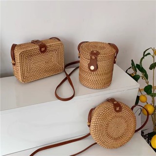 Túi Mây Đan Phong Cách Thời Trang Vintage