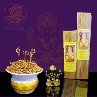Hương nhang thần tài thái lan nhập khẩu chính hãng cuốn tàn đồng xu