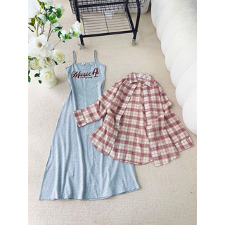 SET ĐẦM KÈM SƠ MI SỌC