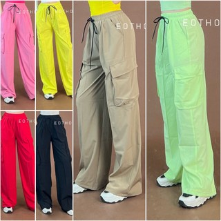  QUẦN SUÔNG DÙ TÚI HỘP DÁNG SUÔNG HOTTREND- quần suông dù  hình thật shop chụp  Eothon60 