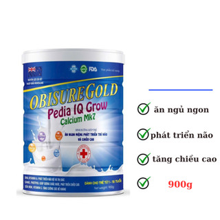 Sữa bột obisuregold pedia iq grow giúp bổ sung dinh dưỡng hộp 900g
