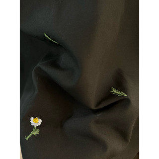 Áo sơmi thêu hoa unisex (form rộng)