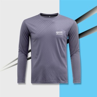 ÁO GIỮ NHIỆT NAM SPORTS DÀI TAY CHẤT THUN LẠNH CO GIÃN MỀM MÁT
