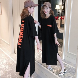 Váy Cotton LAURENT From Rộng Dáng Dài Có Size Tới 75Kg_SP