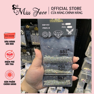Đá Hongkong 7 màu lẻ size gói 1440v - đá HK 7 màu gắn móng nail