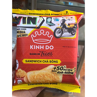 sỉ bịch 10 cái bánh mì tươi sanwich ruốc 50 gam kinh đô