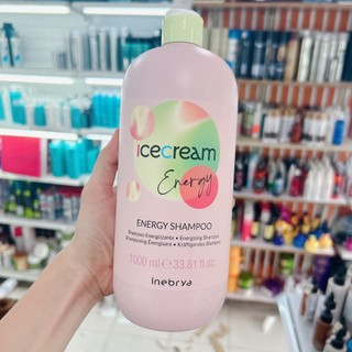 DẦU GỘI INEBRYA ICE-CREAM ENERGY NGĂN RỤNG TÓC CỦA Ý 1000ml