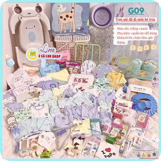 Trọn gói combo đồ đi sinh cho mẹ bé mã G09.HCM bé trai gái+QUÀ TẶNG