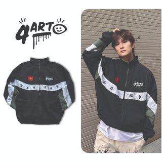 Áo khoác 4ART STAR Vải dù In lụa Oversized Unisex
