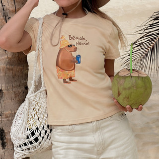 CAPYBARA Babytee | Áo thun CUCOORY form babytee nữ
