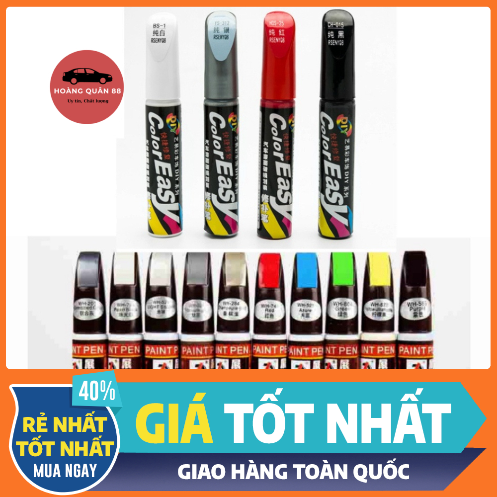 Bút xóa vết xước ô tô, xe máy, xe điện paint pen, easy color đơn giản, tiện dụng, tiết kiệm, chất lượng