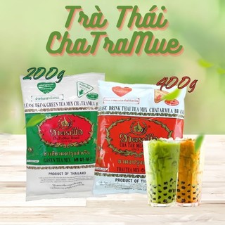 Trà sữa Green Tea Mix ChaTarMue Brand 200g