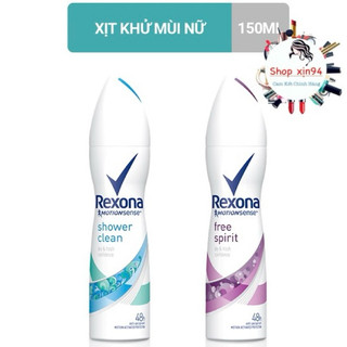 Xịt khử mùi Rexona Women 72H khô thoáng mát lạnh dành cho nữ 135ml