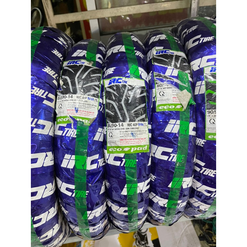 Vỏ(lốp) IRC 90/80-14 Trước Vario Airlade  150 không dùng ruột
