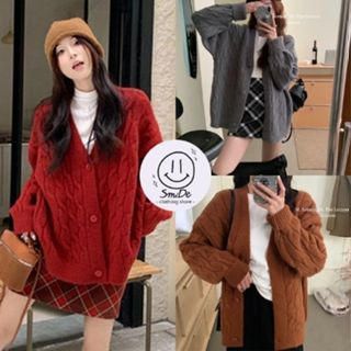  Áo Len Cardigan Thừng Dệt Kim Form Rộng Chất Dày Dặn Ấm Áp Thời Trang Thu Đông Hot Trend Hccc   Smide Clothing 