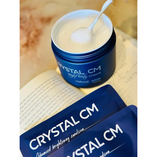 (TẶNG 1 TẮM TRẮNG )Kem Crystal Chu Hằng dưỡng trắng da (Ủ THUỶ PHÂN )(kem đêm)